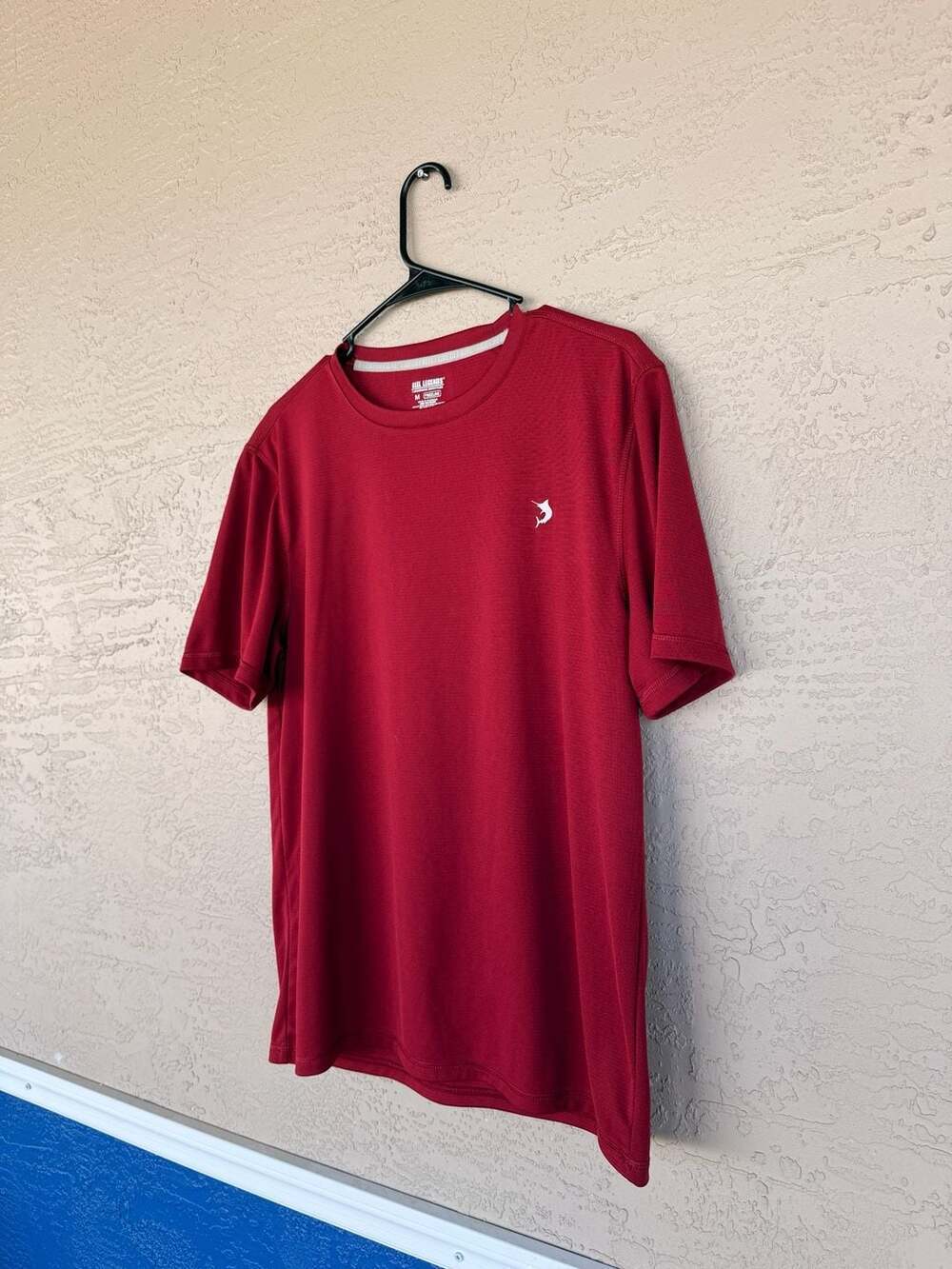 Reel Legends Freeline Performance Shirt, Men's Medium, Burgundy Fishing Tee
